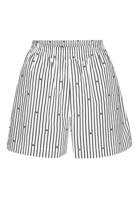 White striped shorts Rotate Sunday - women ROTATE SUNDAY | 1143960001000